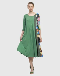 Women Alembika Plus<Forget-Me-Not A-Line Maxi Dress, Garden