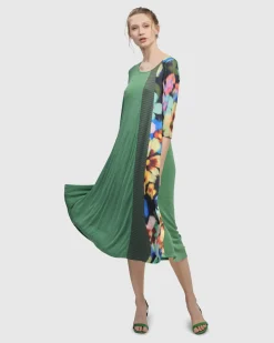 Women Alembika Plus<Forget-Me-Not A-Line Maxi Dress, Garden