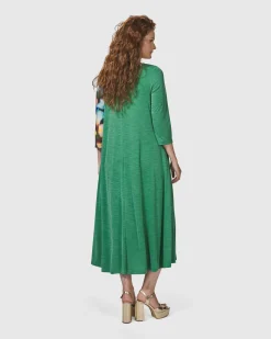 Women Alembika Plus<Forget-Me-Not A-Line Maxi Dress, Garden
