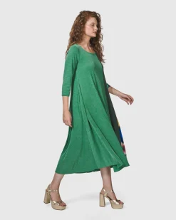 Women Alembika Plus<Forget-Me-Not A-Line Maxi Dress, Garden
