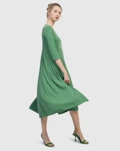 Women Alembika Plus<Forget-Me-Not A-Line Maxi Dress, Garden