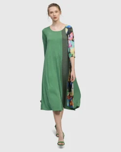 Women Alembika Dresses<Forget-Me-Not A-Line Maxi Dress, Garden
