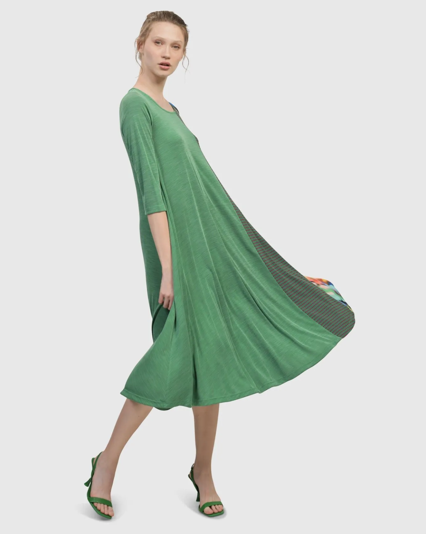 Women Alembika Dresses<Forget-Me-Not A-Line Maxi Dress, Garden