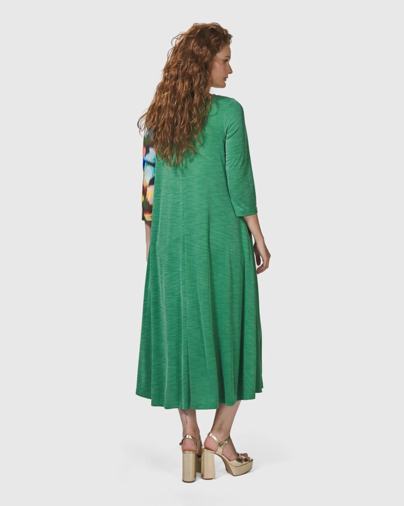 Women Alembika Dresses<Forget-Me-Not A-Line Maxi Dress, Garden