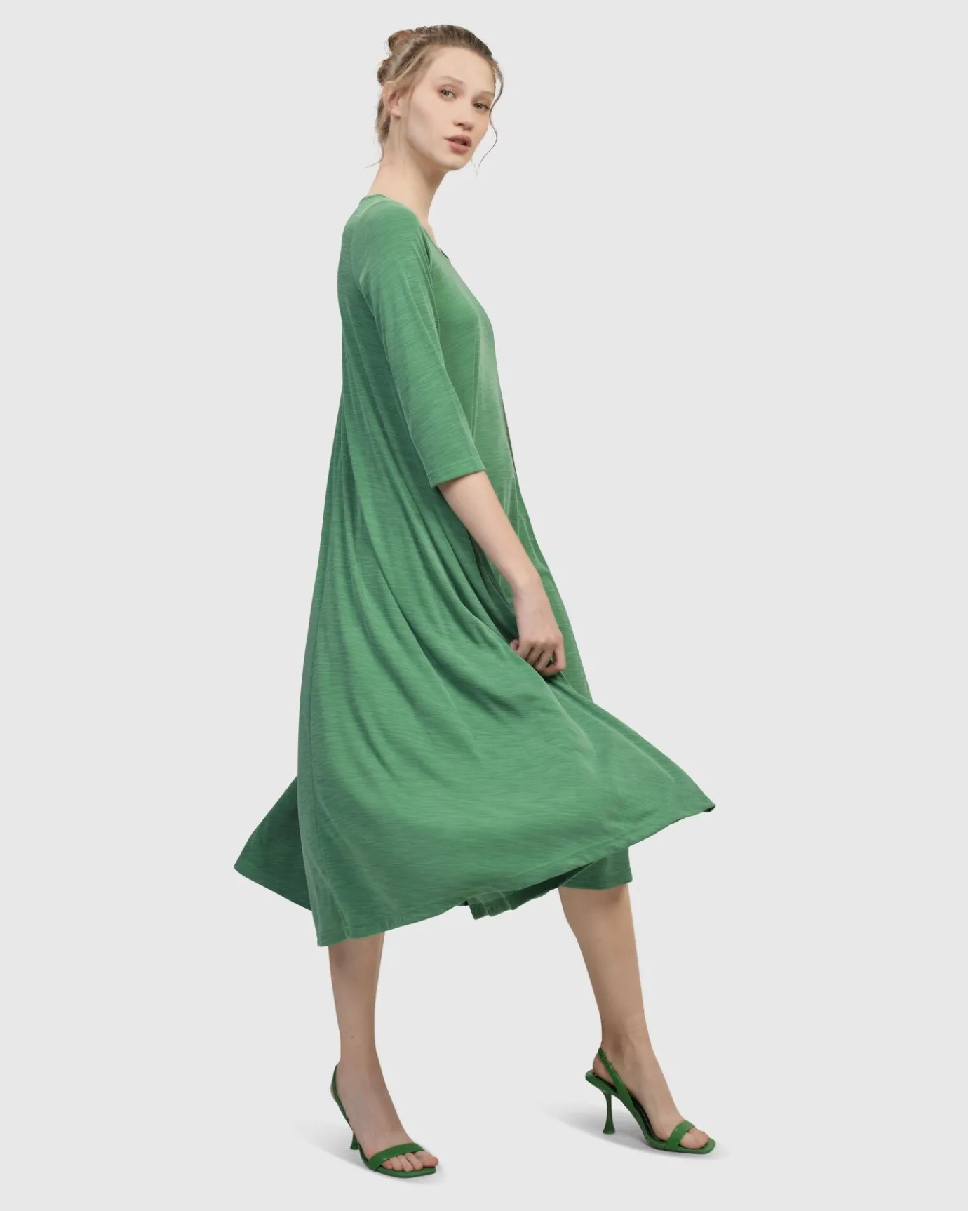 Women Alembika Dresses<Forget-Me-Not A-Line Maxi Dress, Garden