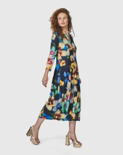 Women Alembika Dresses<Forget-Me-Not Cocoon Dress, Garden