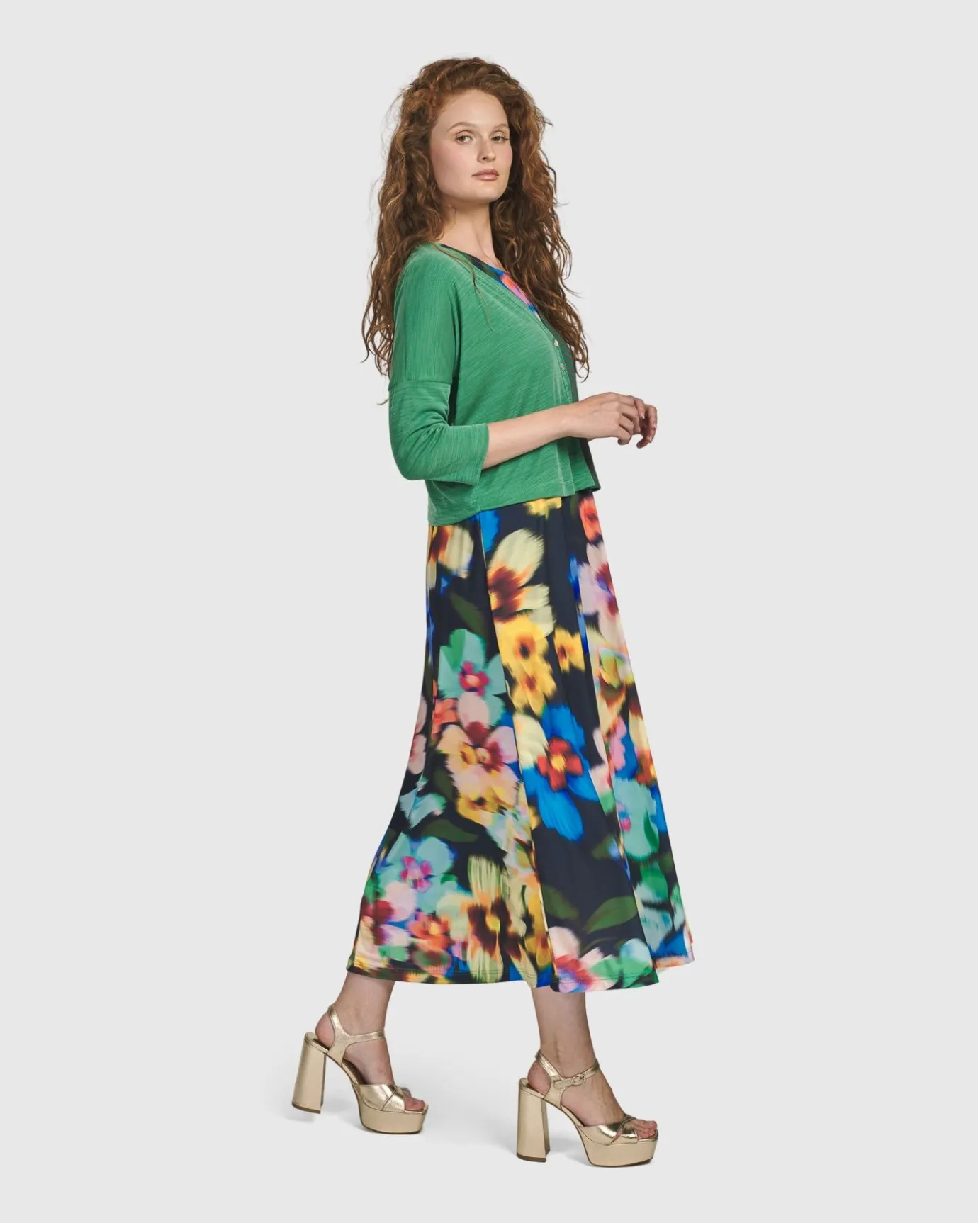 Women Alembika Jackets<Forget-Me-Not Cropped Cardigan, Garden