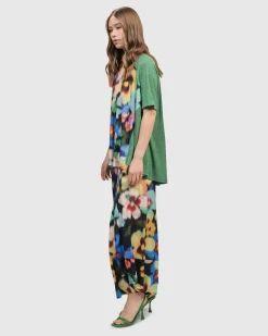 Women Alembika Plus<Forget-Me-Not Punto Pants, Garden