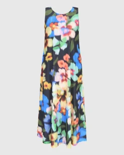 Women Alembika Dresses<Forget-Me-Not Sleeveless Maxi Dress, Garden