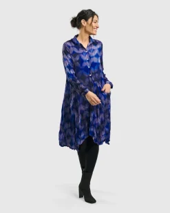 Women Alembika Plus<Fortuna Wonderful Pocket Dress, Royal