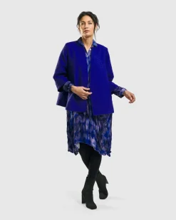 Women Alembika Plus<Fortuna Wonderful Pocket Dress, Royal