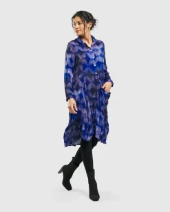 Women Alembika Plus<Fortuna Wonderful Pocket Dress, Royal