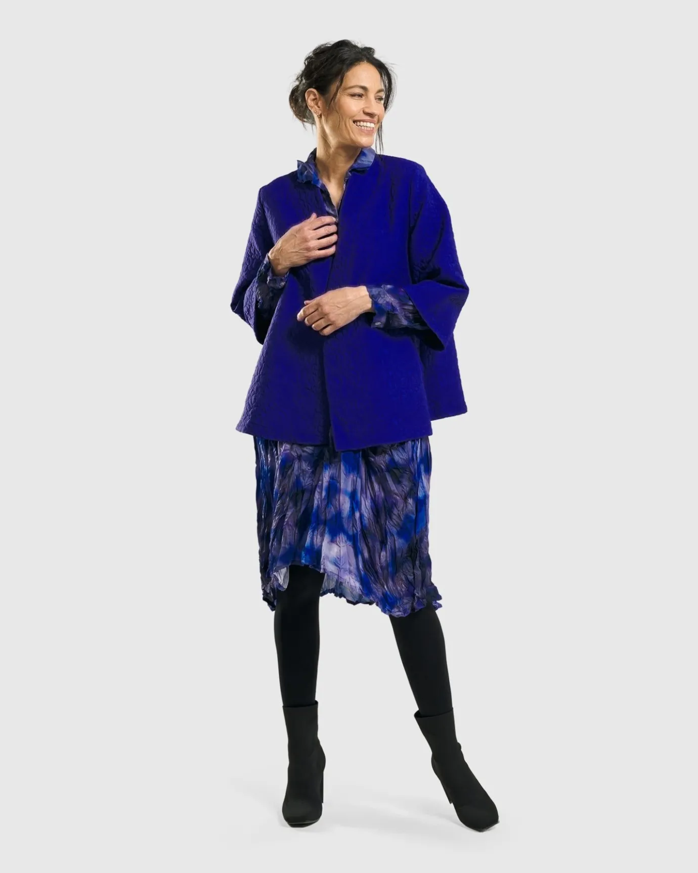 Women Alembika Plus<Fortuna Wonderful Pocket Dress, Royal