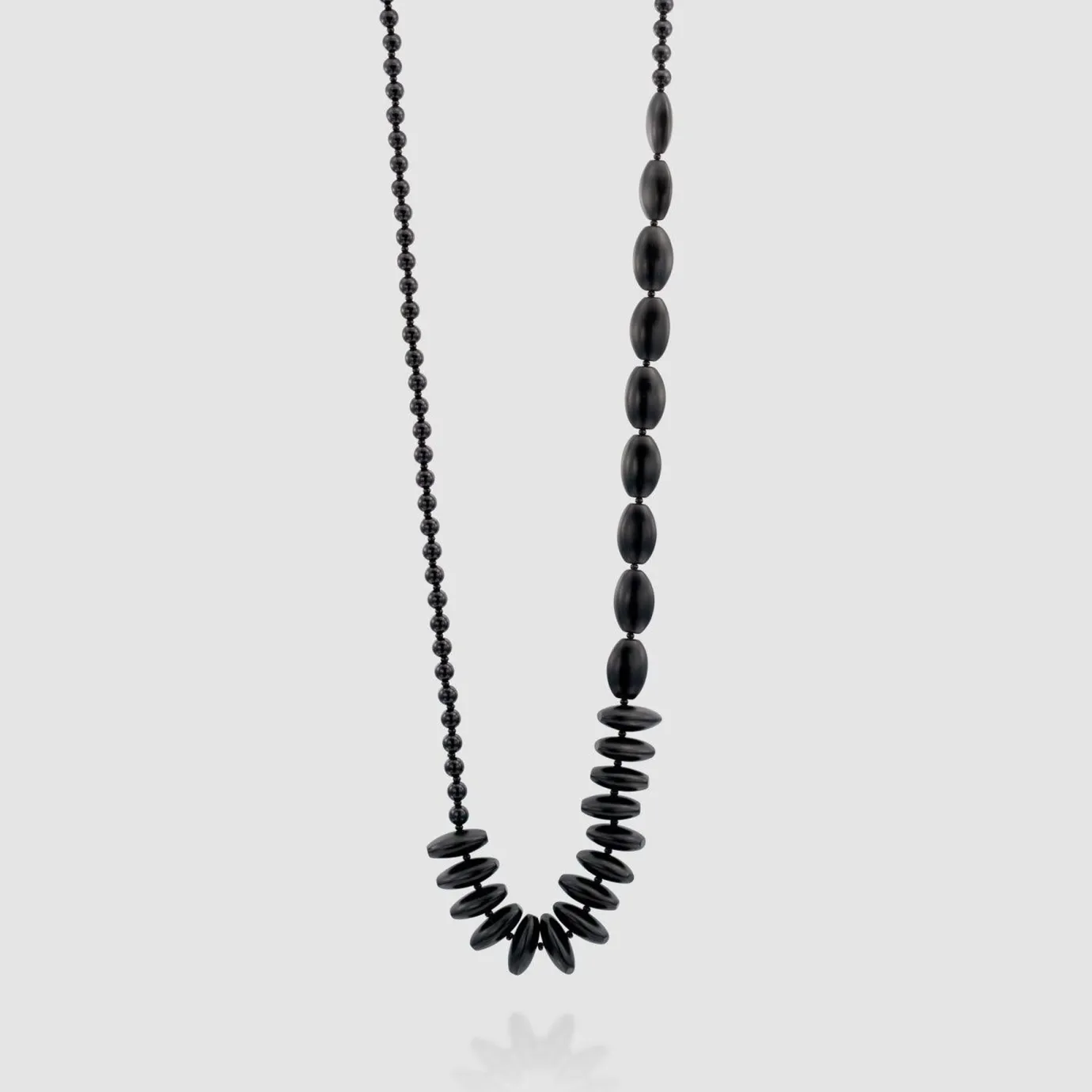 Women Alembika Jewelry<Fuji Bead Necklace, Black