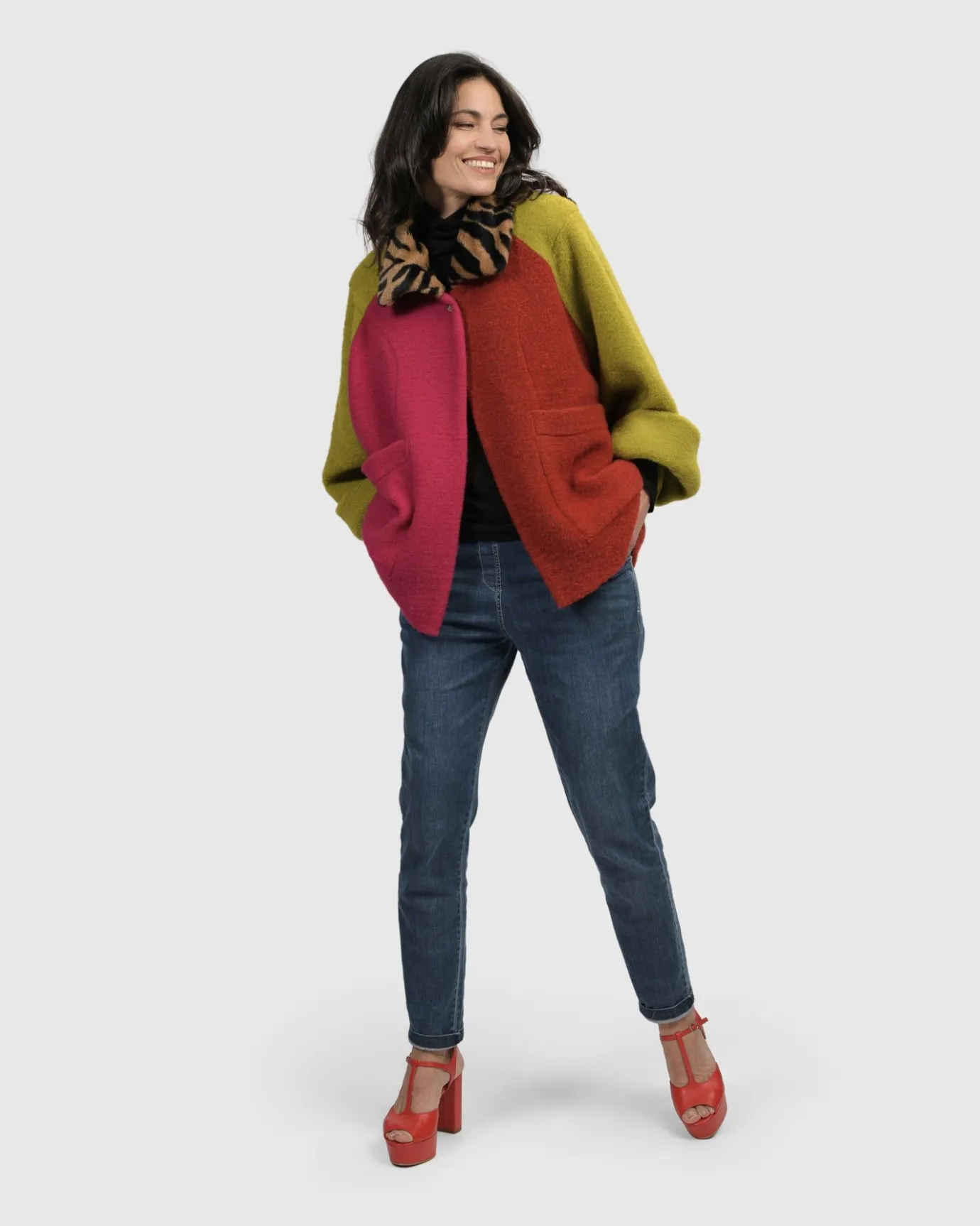Women Alembika Plus<Funkadelic Sidecar Jacket, Mix