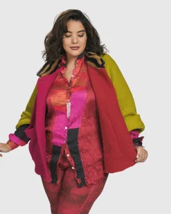 Women Alembika Plus<Funkadelic Sidecar Jacket, Mix