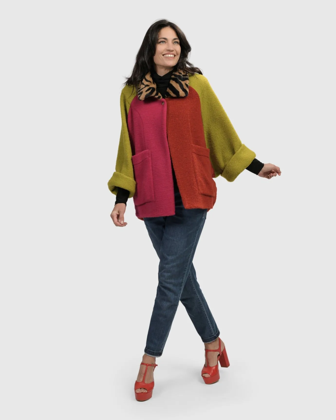 Women Alembika Plus<Funkadelic Sidecar Jacket, Mix