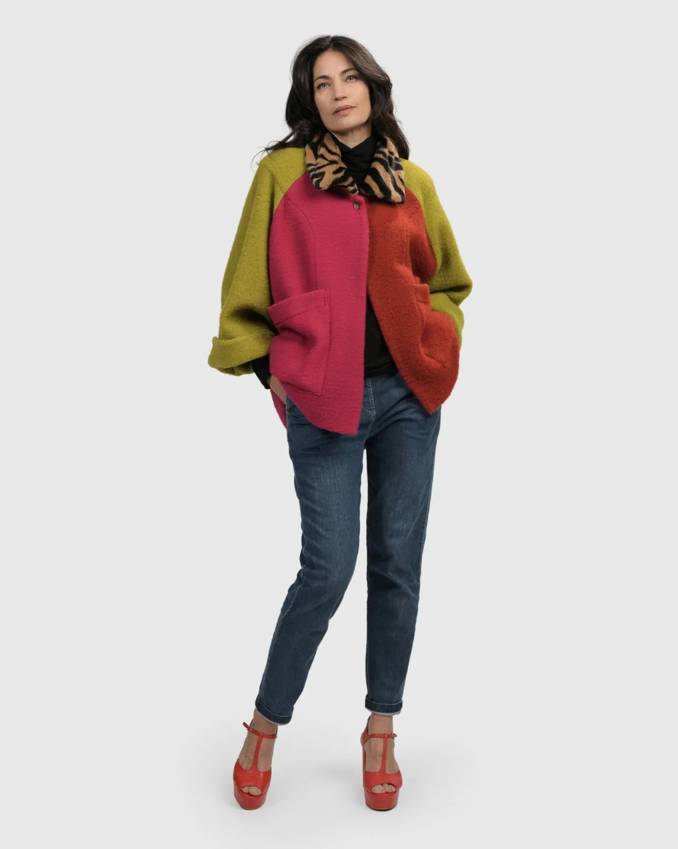 Women Alembika Plus<Funkadelic Sidecar Jacket, Mix