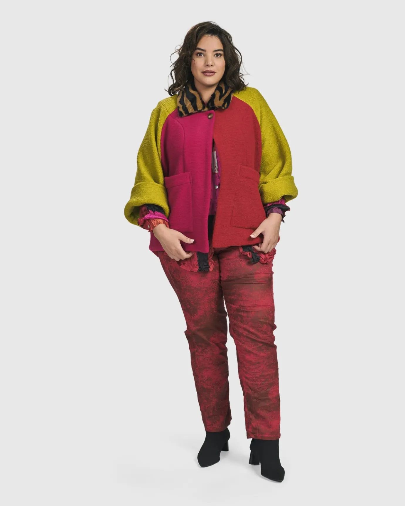 Women Alembika Plus<Funkadelic Sidecar Jacket, Mix
