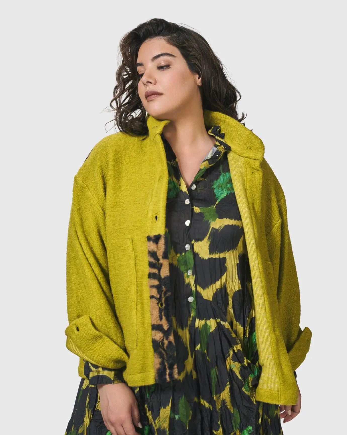 Women Alembika Plus<Funkadelic Weekend Jacket, Lime