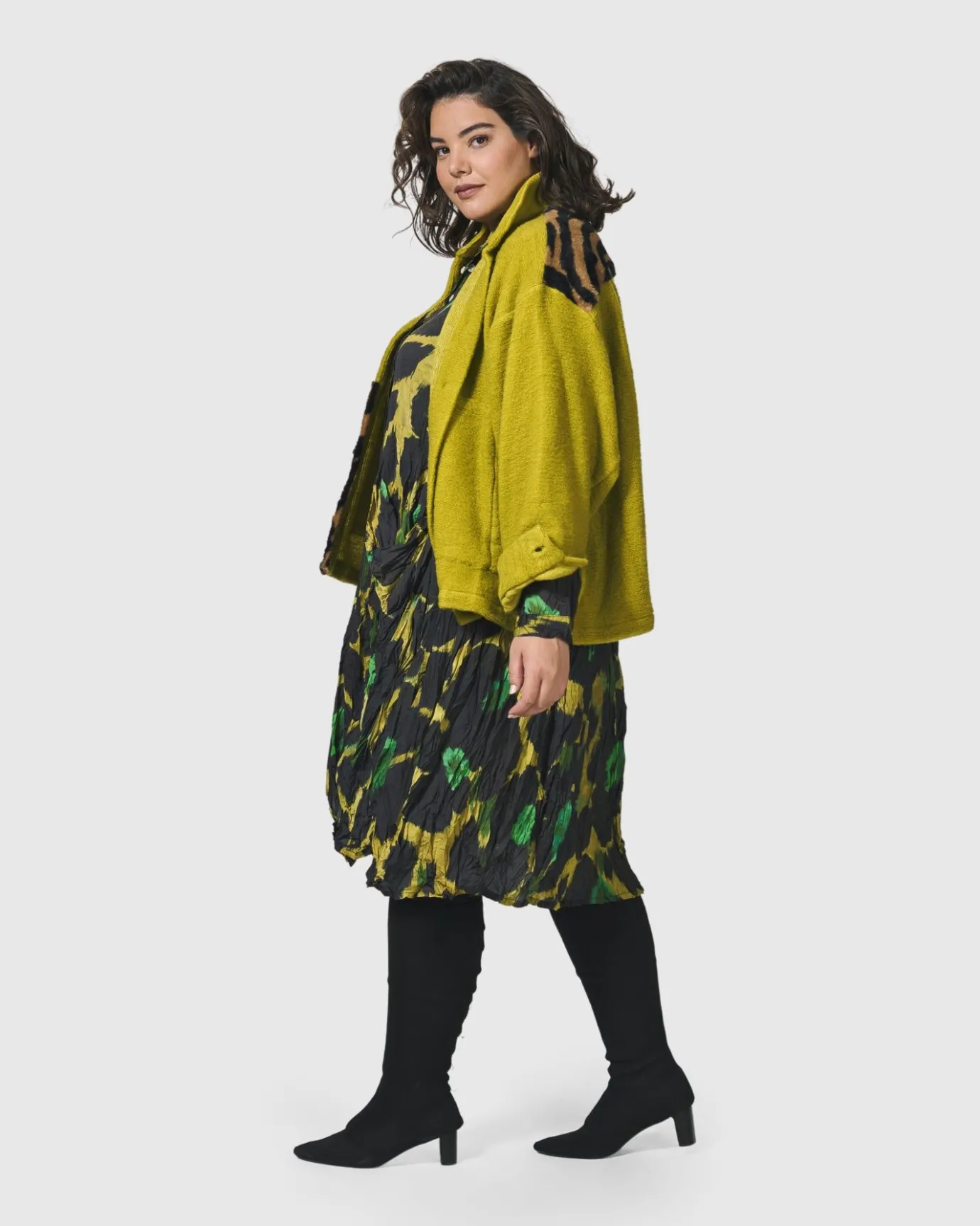 Women Alembika Plus<Funkadelic Weekend Jacket, Lime