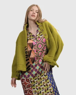 Women Alembika Plus<Funkadelic Weekend Jacket, Lime
