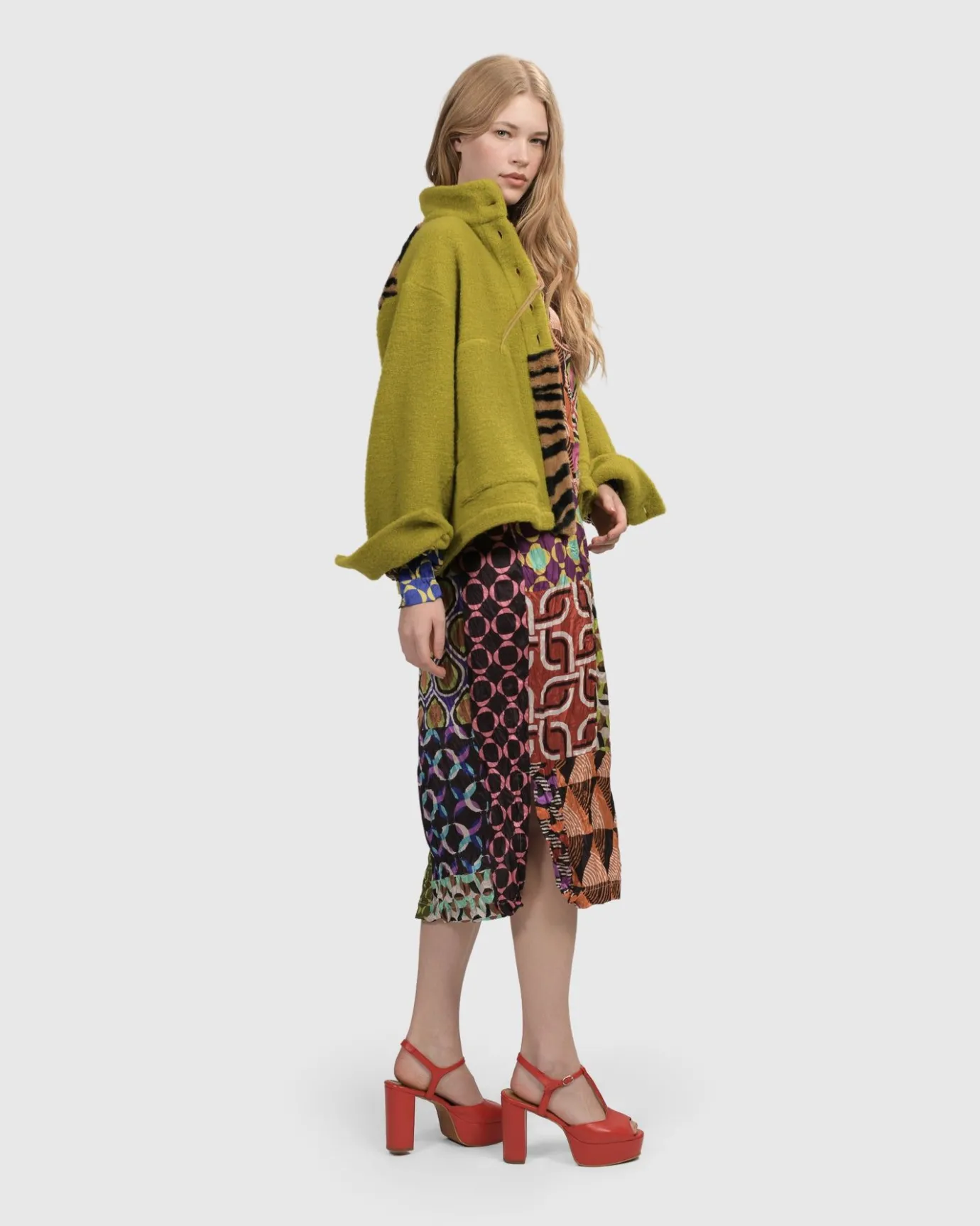 Women Alembika Plus<Funkadelic Weekend Jacket, Lime