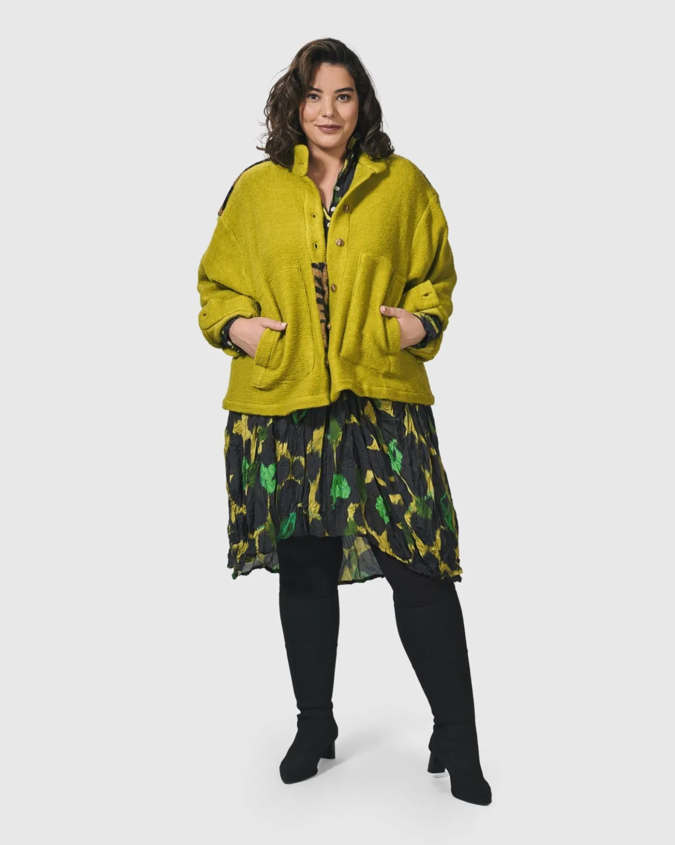 Women Alembika Plus<Funkadelic Weekend Jacket, Lime