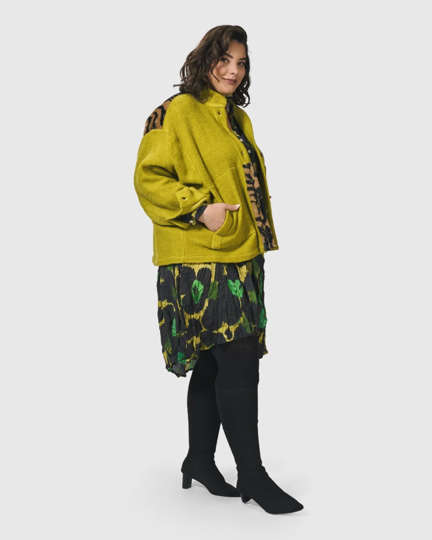 Women Alembika Jackets<Funkadelic Weekend Jacket, Lime