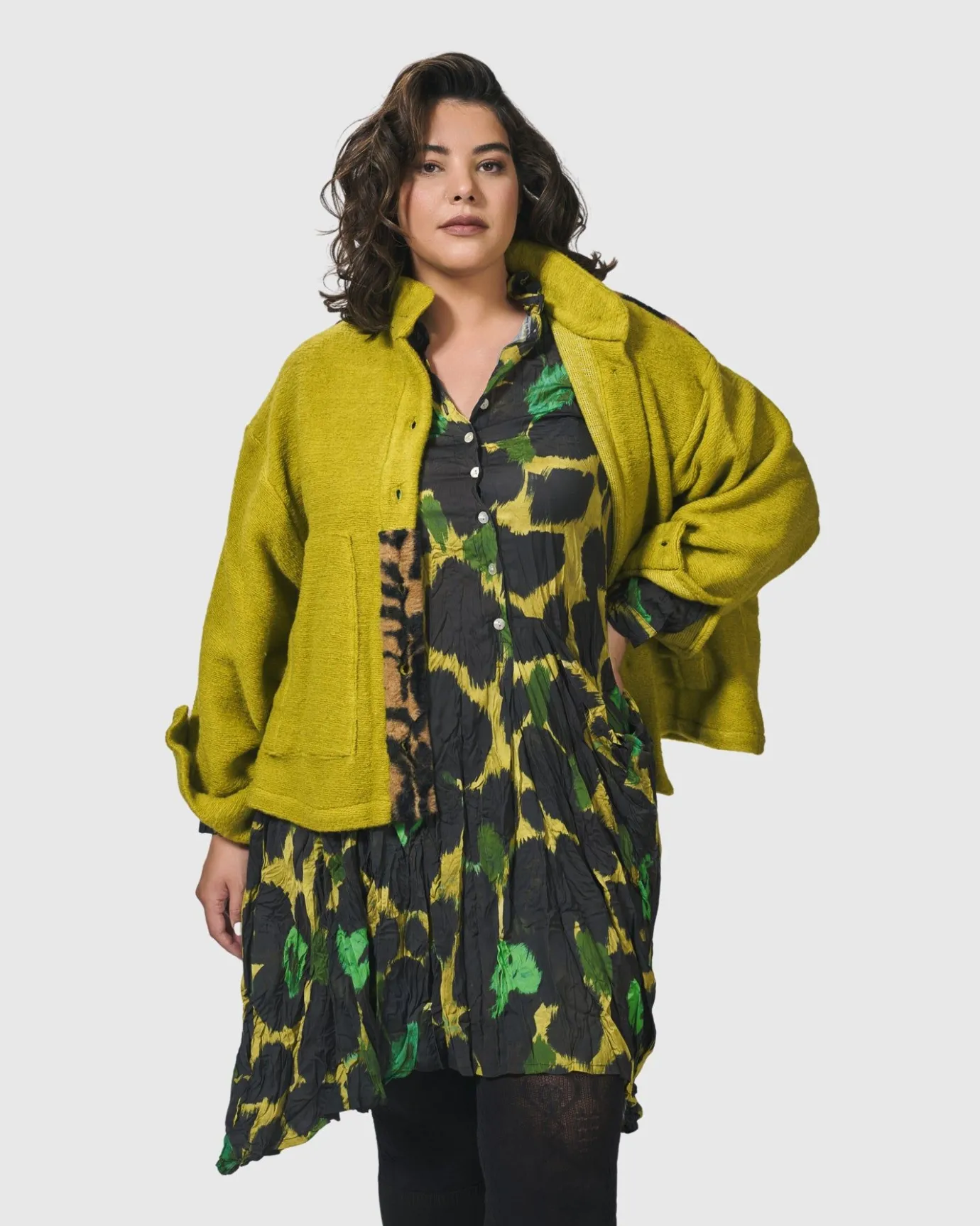 Women Alembika Jackets<Funkadelic Weekend Jacket, Lime
