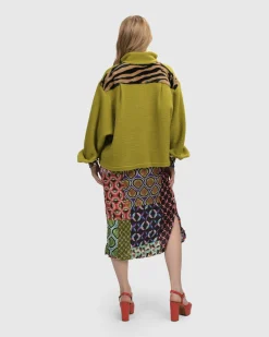 Women Alembika Jackets<Funkadelic Weekend Jacket, Lime