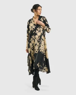 Women Alembika Plus<Gaia A-Line Trapeze Dress, Floral