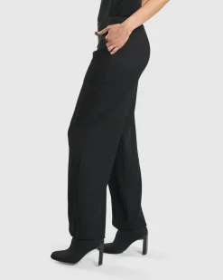 Women Alembika Plus<Galleria Trousers, Black