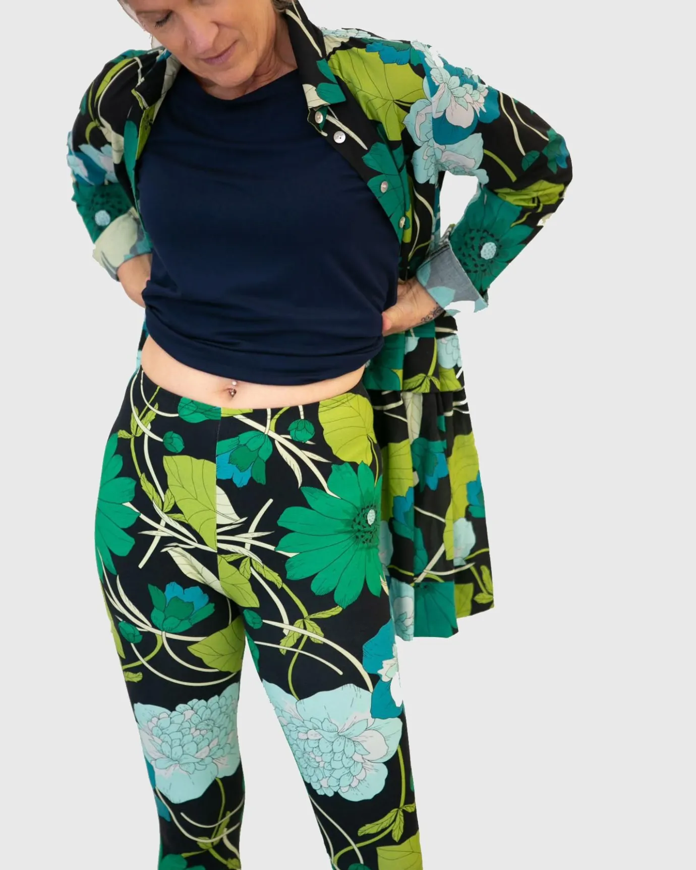 Women Alembika Pants & Skirts<Garden Leggings, Floral