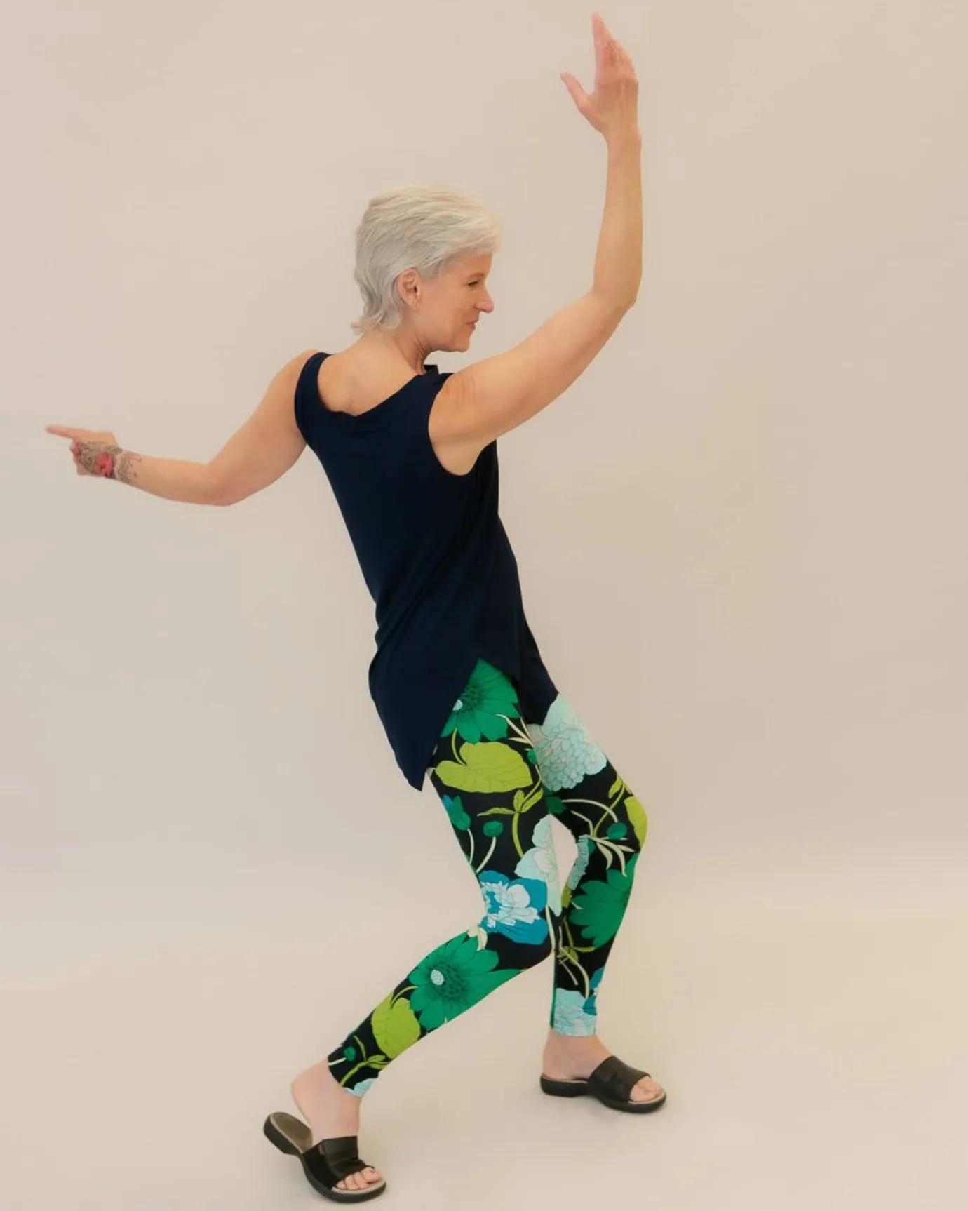 Women Alembika Plus<Garden Leggings, Floral