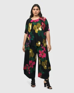 Women Alembika Plus<Gaudi Punto Pants, Garden