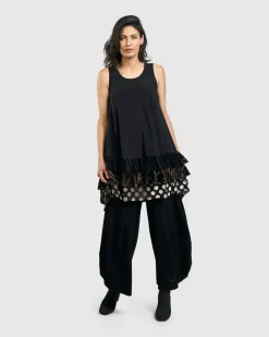Women Alembika Plus<Gemma Sleeveless Tunic Top, Gold