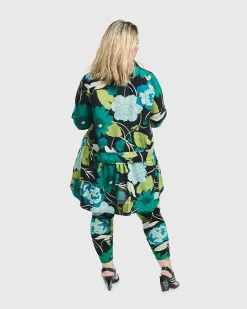 Women Alembika Plus<Getaway Tunic Blouse, Floral