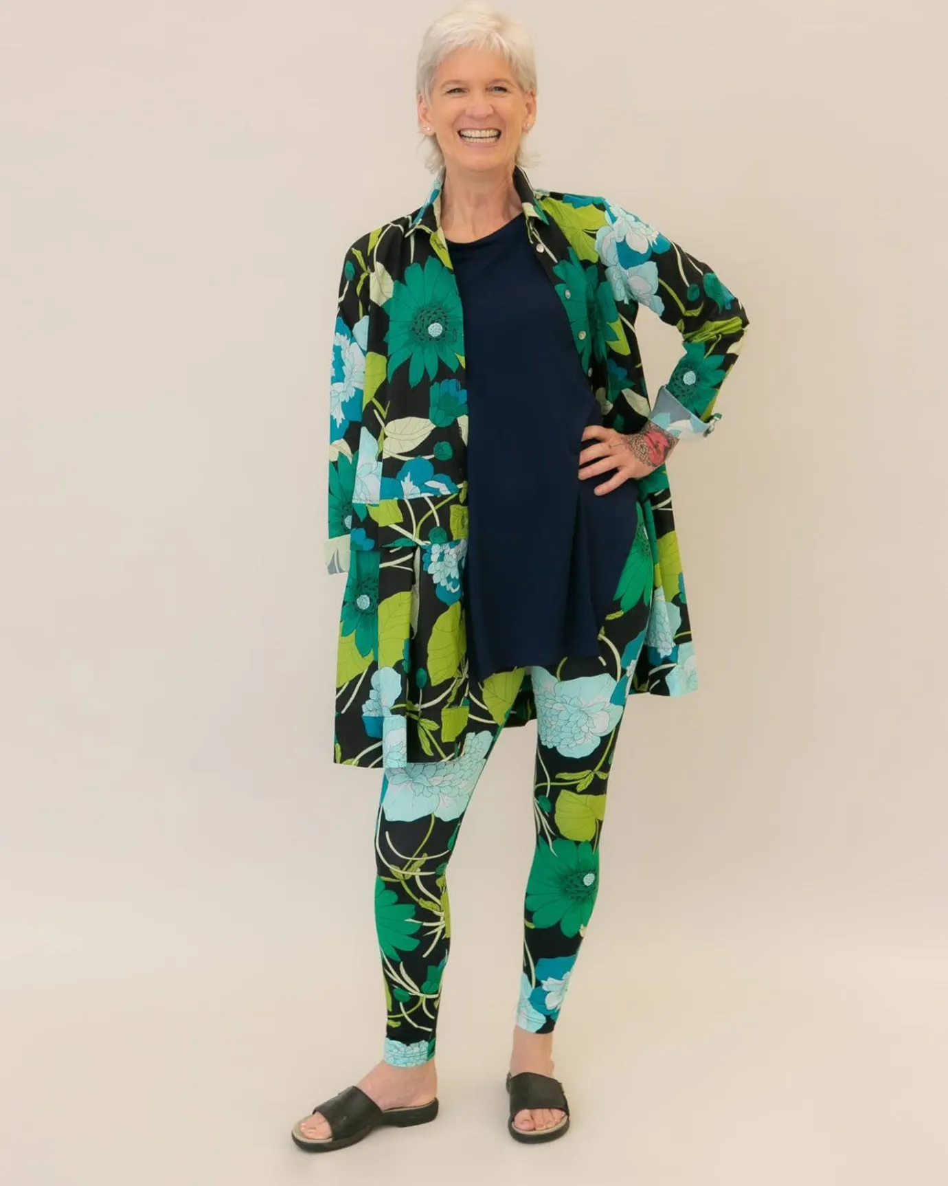 Women Alembika Plus<Getaway Tunic Blouse, Floral