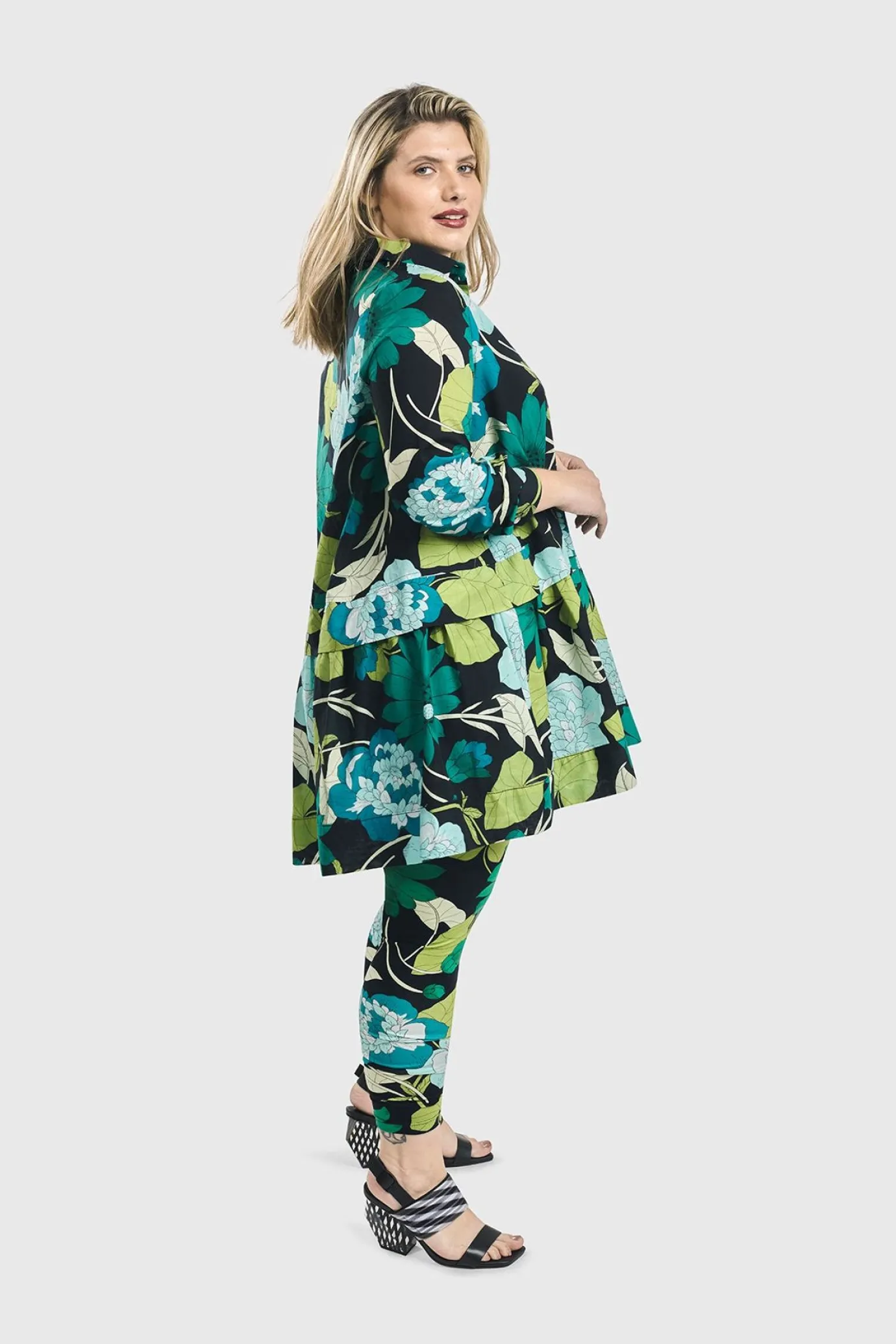 Women Alembika Plus<Getaway Tunic Blouse, Floral