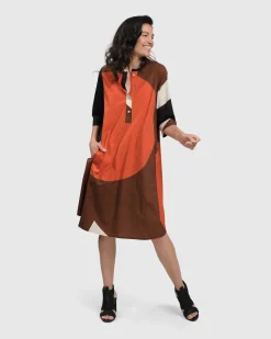 Women Alembika Dresses<Ginny Oversized Shift Dress, Blossom