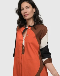 Women Alembika Dresses<Ginny Oversized Shift Dress, Blossom
