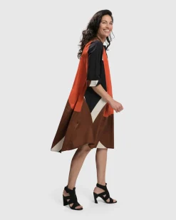 Women Alembika Dresses<Ginny Oversized Shift Dress, Blossom