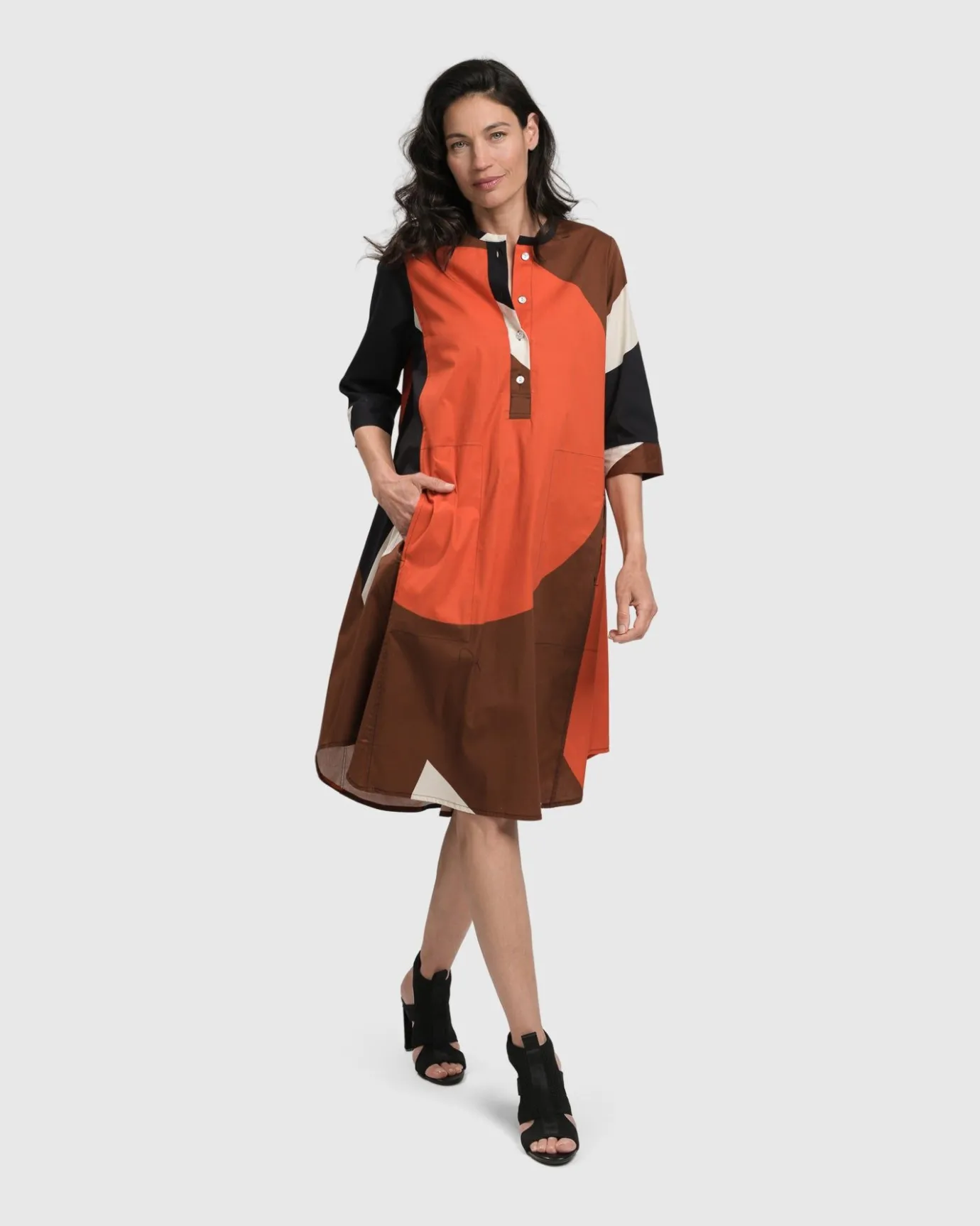 Women Alembika Plus<Ginny Oversized Shift Dress, Blossom