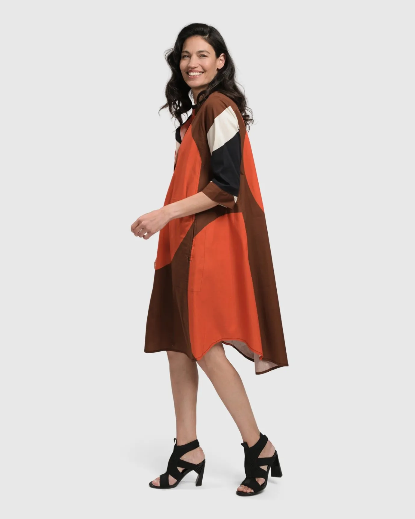 Women Alembika Plus<Ginny Oversized Shift Dress, Blossom
