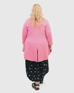 Women Alembika Plus<Gloria V-Neck Tunic Top, Bazooka