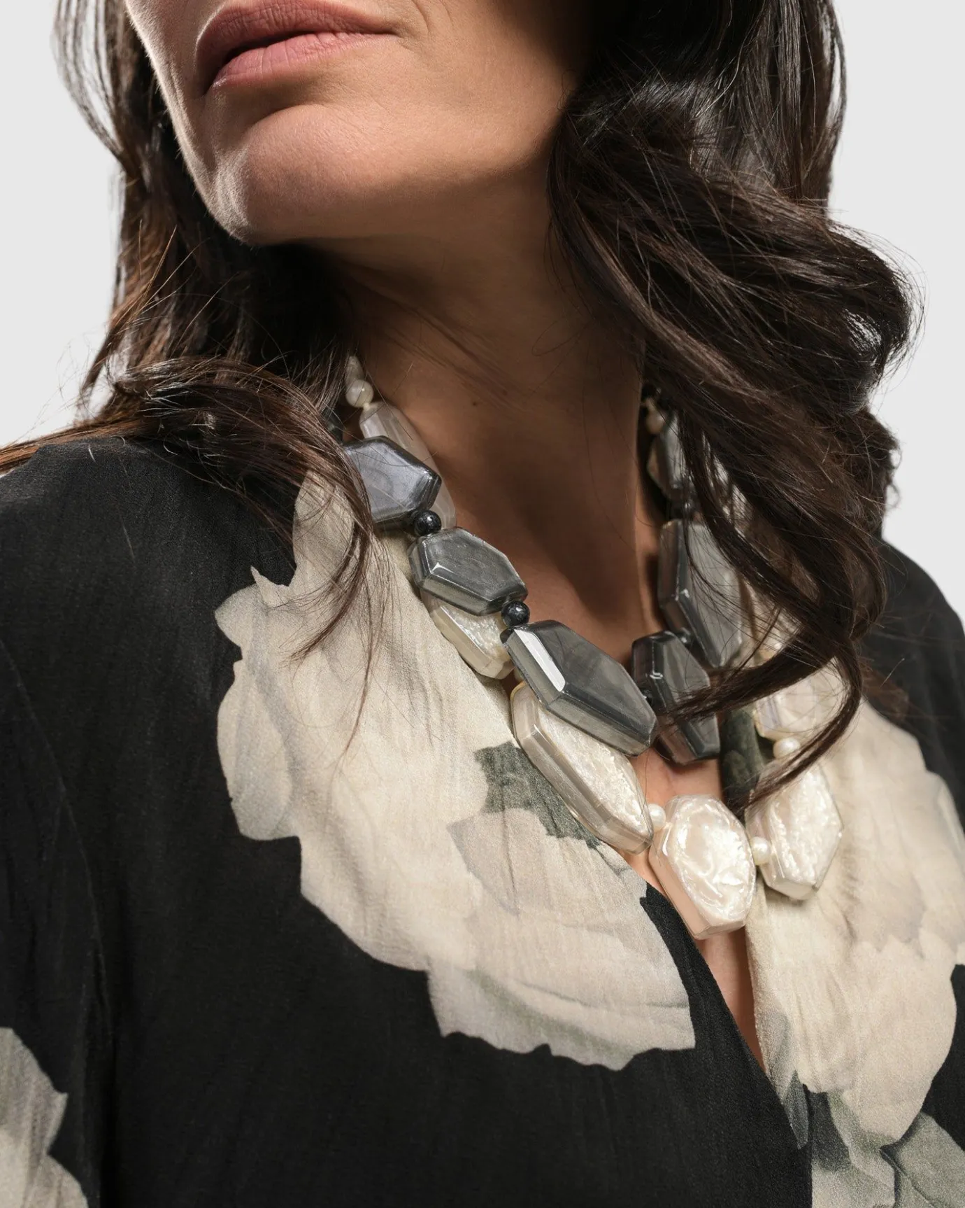 Women Alembika Accessories<Glory Faceted Bead Necklace, Starlight