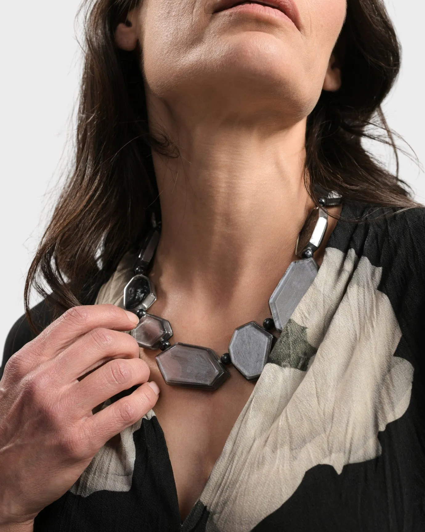 Women Alembika Accessories<Glory Faceted Bead Necklace, Starlight
