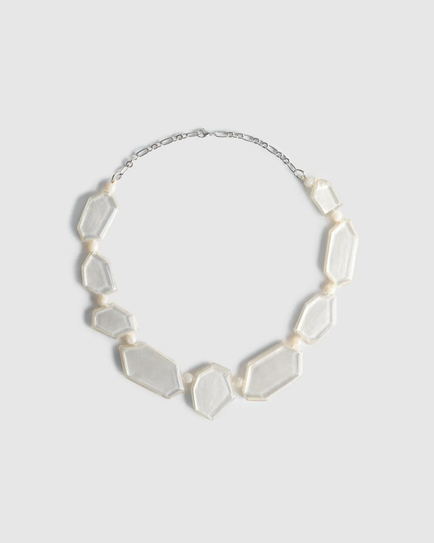 Women Alembika Jewelry<Glory Faceted Bead Necklace, Frost