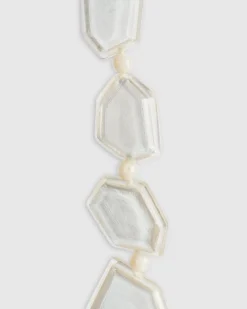 Women Alembika Jewelry<Glory Faceted Bead Necklace, Frost
